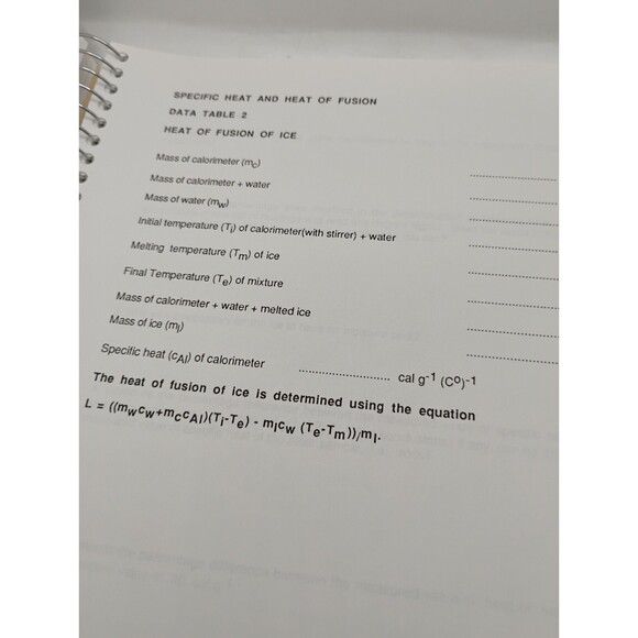 Physics Laboratory Manual With Computer Simulations 1992 Ed. Drexel University - Picture 8 of 15